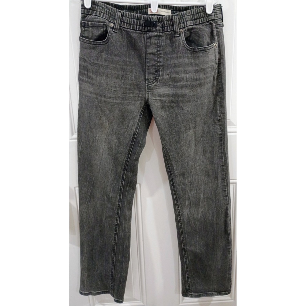 Levi's Signature Men's Gray Athletic Denim Jeans Drawstring 5-Pocket Casual